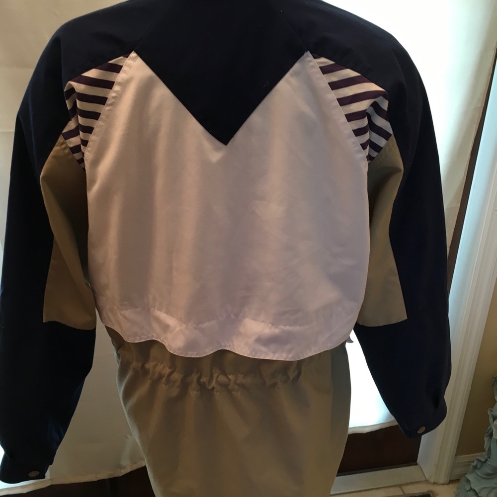 Westport Rain Jacket/Coat Blue & Tan size Med - Picture 6 of 12